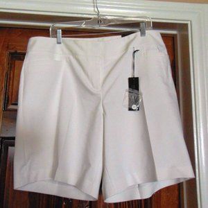 White Dress Shorts Plus Size